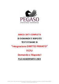 Banca dati completa 2025 istituzioni diritto privato pegaso