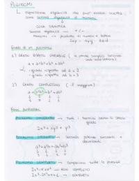 Appunti di matematica I/II scuola superiore