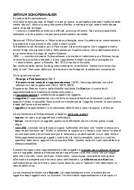 Appunti sulla filosofia di Schopenhauer