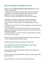 "Essere madri oggi tra biologia e cultura"