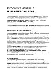 PSICOLOGIA GENERALE il pensiero e il ragionamento