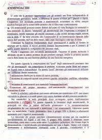 Biochimica degli stati patologici - Amminoacidi