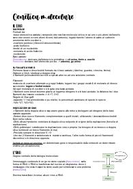 Riassunti di genetica molecolare in preparazione al test di medicina, tratti dal manuale "Alphatest"