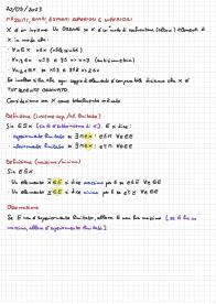 Appunti di Analisi e Geometria 1