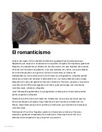 Appunti sul Romanticismo spagnolo