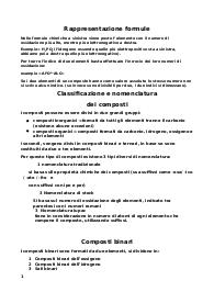 appunti sulla nomenclatura dei composti