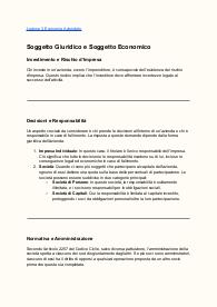 Appunti di Economia Aziendale, Terza lezione, prof. SIMONI LORENZO, 2024