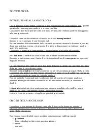 Appunti sociologia generale