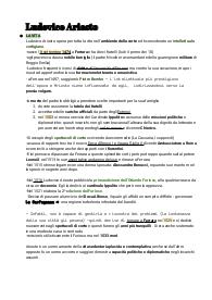 Ludovico Ariosto, vita e temi