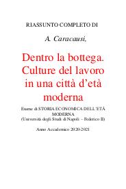 A. Caracausi, Dentro la bottega. Culture del lavoro in una città d’età moderna