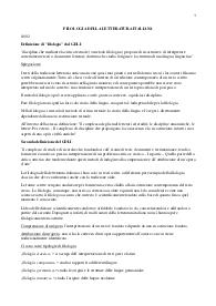appunti filologia della letteratura italiana, Prof. Florimbii, unibo 2024\25