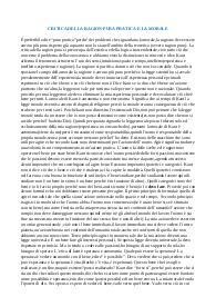 La morale e la critica della ragion pura di Kant