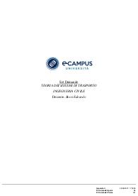 Paniere di TEORIA DEI SISTEMI DI TRASPORTO, Prof BOCCI, ECAMPUS - Chiuse - AGGIORNATE 2021