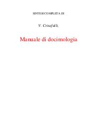 Manuale di docimologia