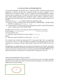Appunti sulla Probabilità