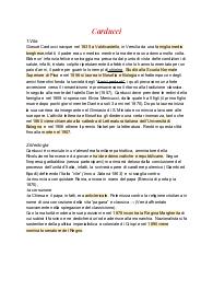 Appunti su Carducci