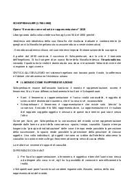 Riassunti shopenauer e kierkegaard