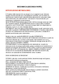 Appunti per esame di Biochimica (parte 2)