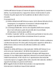Appunti di Diritto dell’Unione Europea