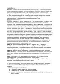Quintiliano, Latino