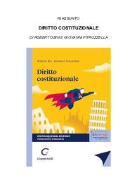 Riassunto del libro "Diritto Costituzionale" di Roberto Bin e Giovanni Pitruzzella