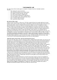 Riassunti inglese Romantic Age