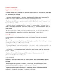 Appunti sulla produzione
