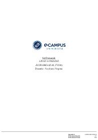 Paniere di LINGUA INGLESE, Prof VECCHIATO, ECAMPUS - Chiuse