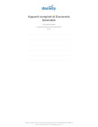 Appunti economia_aziendale