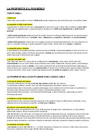 Proprietà e Possesso - DIRITTO - SCUOLA SUPERIORE