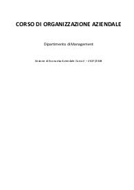 Appunti-di-Organizzazione Aziendale