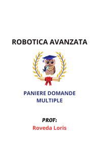 Paniere ROBOTICA AVANZATA, Ecampus, 2025, Roveda Loris - RISPOSTE MULTIPLE