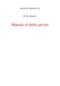 Manuale di diritto privato 1