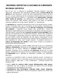Seconda Sofistica e Luciano di Samosata