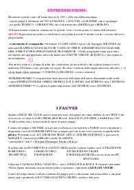 Espressionismo: francese con Matisse ed i Fauves, e nordico con Edvard Munch