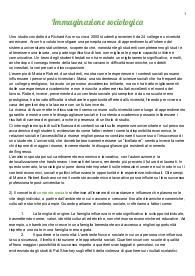 appunti sociologia generale