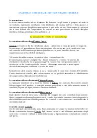 Elementi di anatomia e fisiologia del sistema nervoso