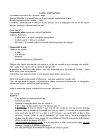appunti del sistema circolatorio