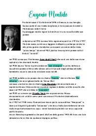 Eugenio Montale con opere