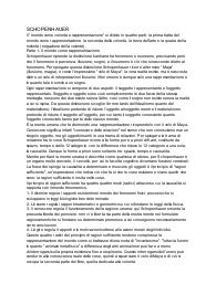 Appunti di filosofia su Schopenhauer, FEUERBACH e Marx