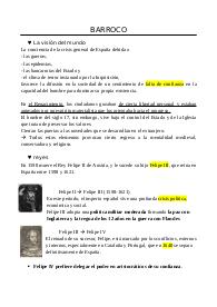 El Barroco, resumen