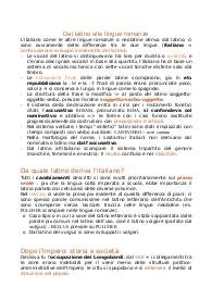 Manuale Storia dell'Italiano FROSINI riassunto