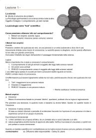 Appunti di metodologia della ricerca con prof Cavallo