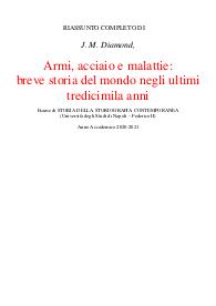 J. M. Diamond, Storia della storiografia