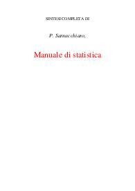 Lezioni di statistica