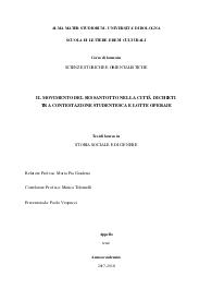 Tesi Magistrale in Scienze Storiche