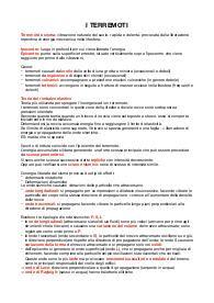 Appunti: i terremoti