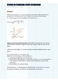 Appunti di matematica sulle derivate