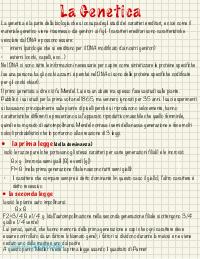 Appunti di genetica completi