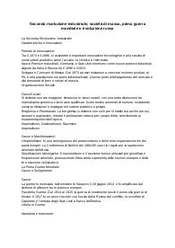 Riassunto programma di Storia del 5°anno (tutto)